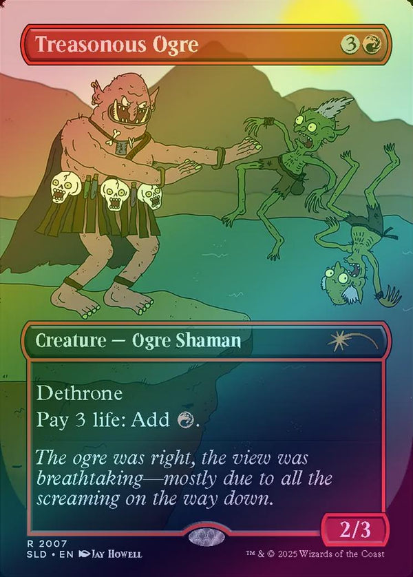 Treasonous Ogre - Featuring: Jay Howell (Rainbow Foil) (SLD)