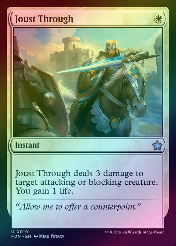 Joust Through (Foil) (FDN)