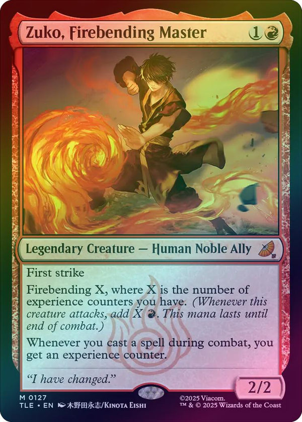 Zuko, Firebending Master (Foil) (TLE)