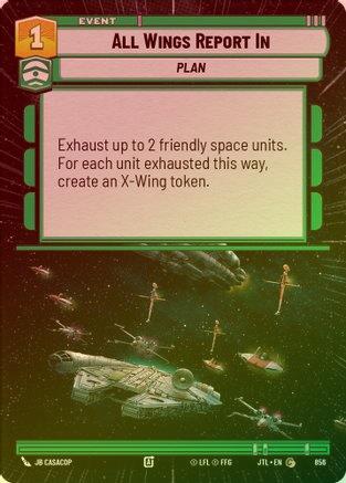 All Wings Report In (Hyperspace) - 856 - Common (Foil)