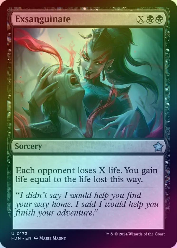 Exsanguinate (Foil) (FDN)