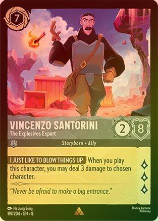 Vincenzo Santorini (The Explosives Expert) - 197/204 - Rare (Foil)