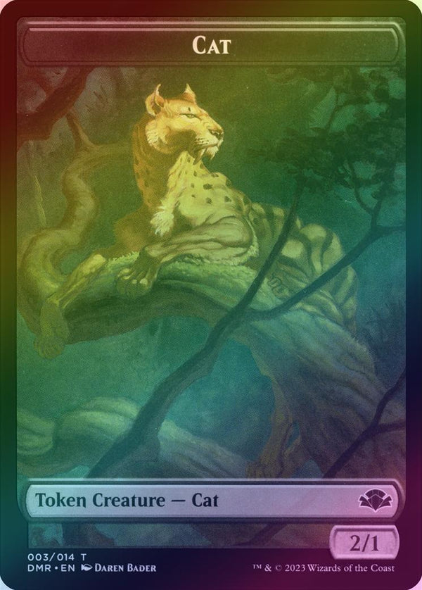Cat Token (003) (Foil) (TDMR)