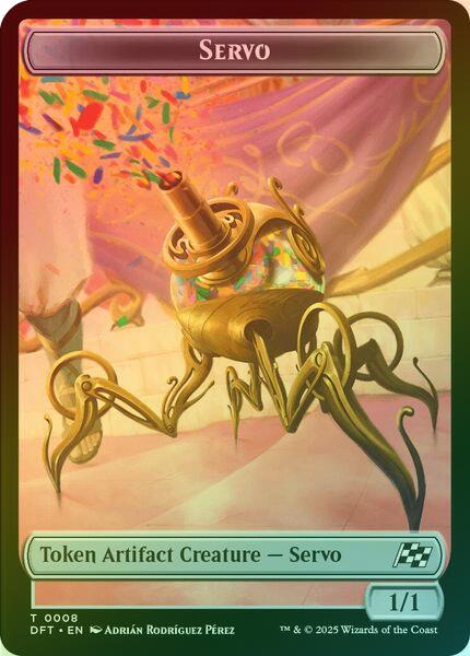 Servo // Thopter (009) Token (Foil) (TDFT)