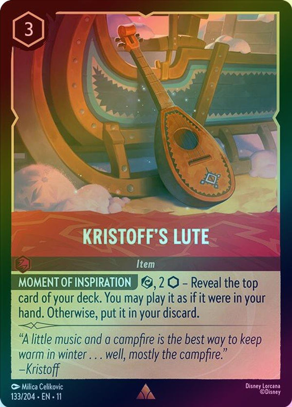 Kristoff's Lute - 133/204 - Rare (Foil)