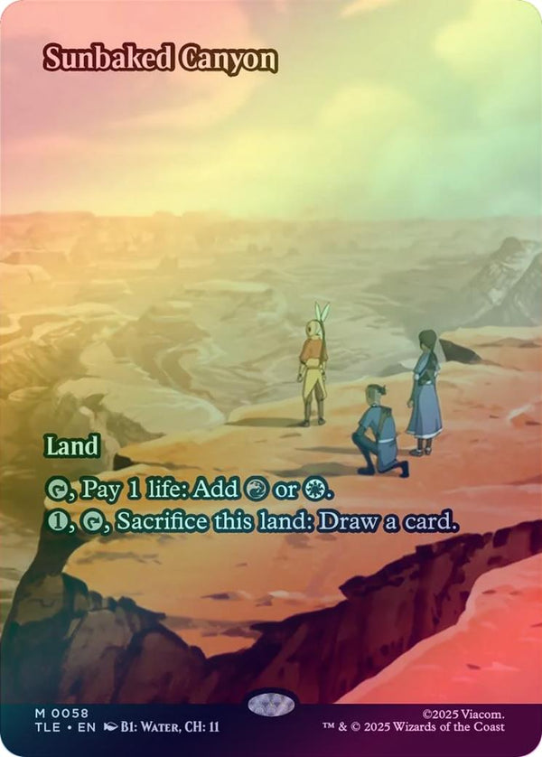 Sunbaked Canyon - Borderless Source Material (Foil) (TLE)