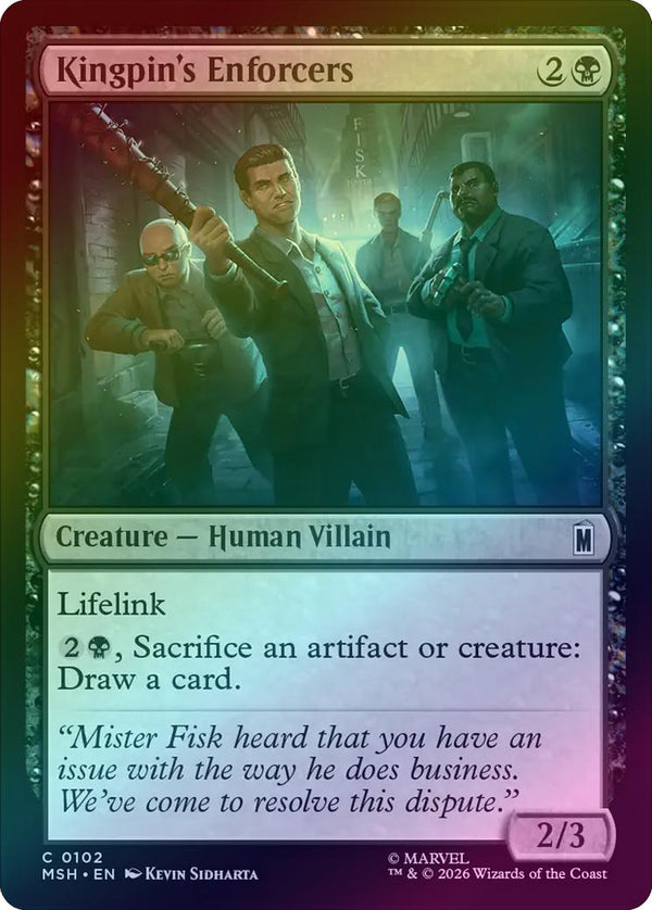Kingpin's Enforcers (Foil) (MSH) (Pre-Order)