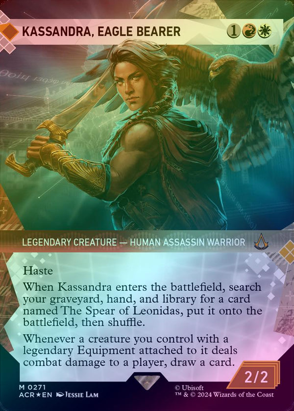 Kassandra, Eagle Bearer - Showcase (Textured Foil) (ACR)