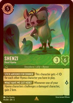 Shenzi (Head Hyena) - 91/204 - Rare (Foil)