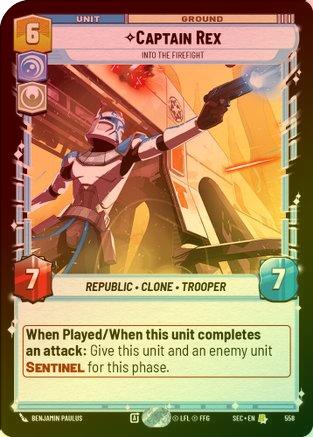 Captain Rex - Into the Firefight (Foil) - 558 - Rare (Foil)
