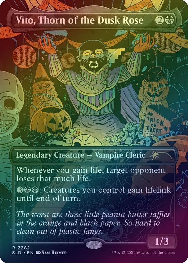 Vito, Thorn of the Dusk Rose - Trick Or Treat (Rainbow Foil) (SLD)