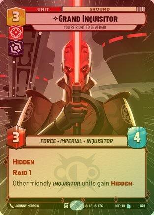Grand Inquisitor - You're Right to Be Afraid (Hyperspace) - 872 - Legendary (Foil)