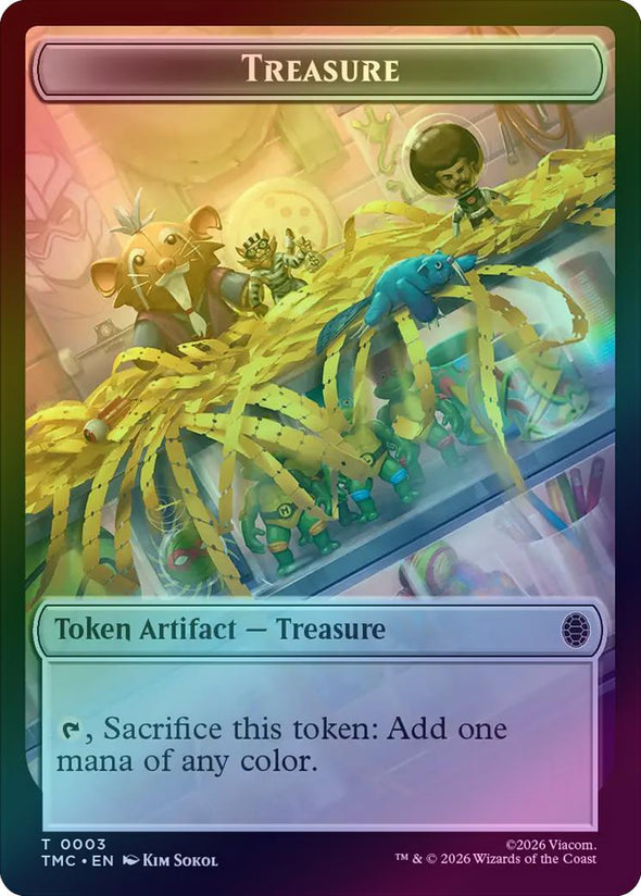 Treasure // Robot Token (Foil) (TTMC)
