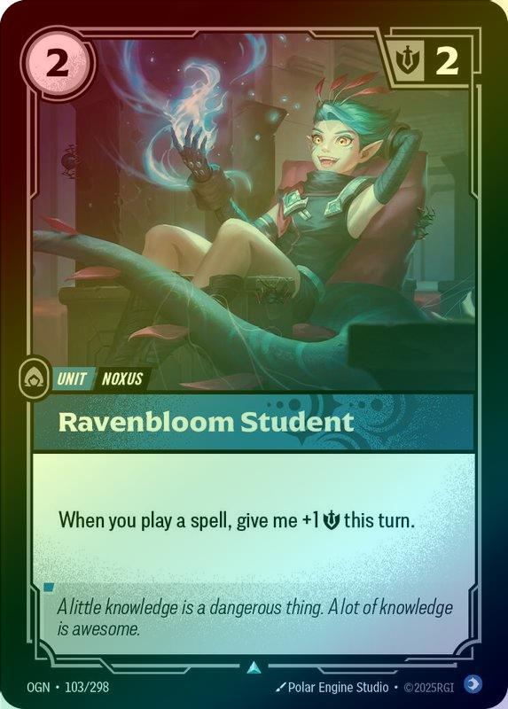Ravenbloom Student - 103/298 - Uncommon (Foil)