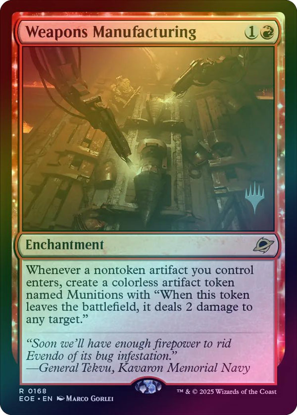 Weapons Manufacturing - Promo Pack (Foil) (PEOE)