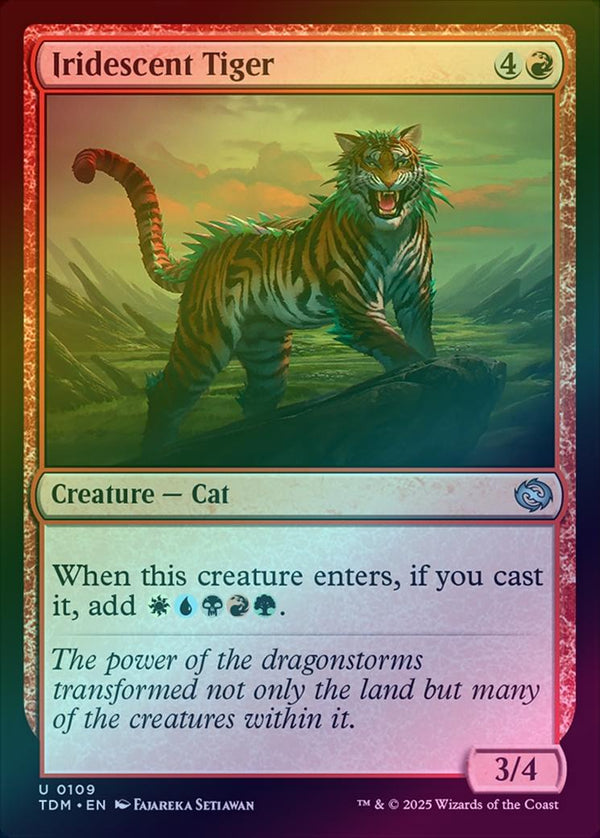 Iridescent Tiger (Foil) (TDM)