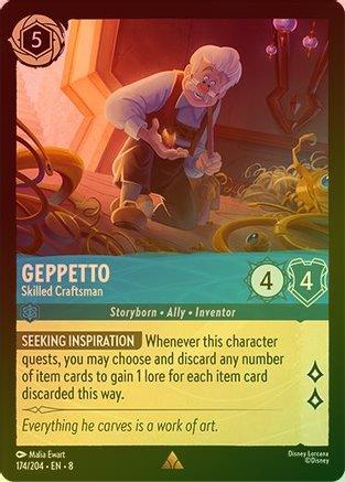 Geppetto (Skilled Craftsman) - 174/204 - Rare (Foil)