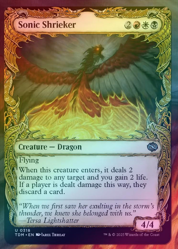 Sonic Shrieker - Draconic Showcase (Foil) (TDM)
