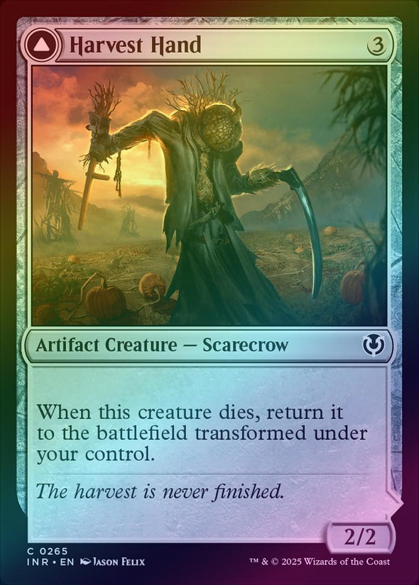Harvest Hand // Scrounged Scythe (Foil) (INR)