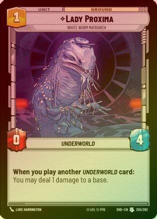Lady Proxima - White Worm Matriarch - 255/262 - Uncommon (Foil)