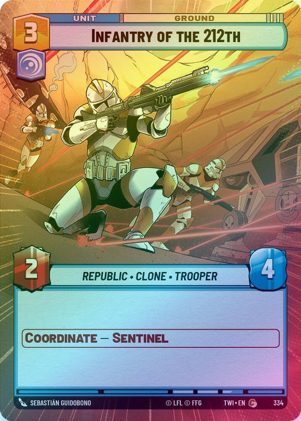 Infantry of the 212th (Hyperspace) - 334 - Common (Foil)
