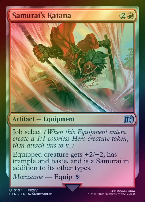 Samurai's Katana (Foil) (FIN)