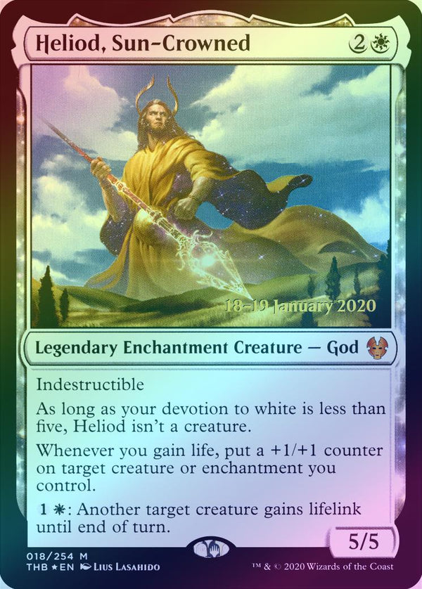 Heliod, Sun-Crowned - Prerelease Promo (PTHB) (Foil)