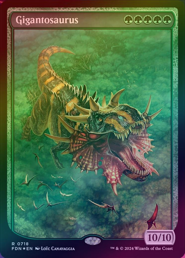 Gigantosaurus - Full Art Textless (Foil) (FDN)