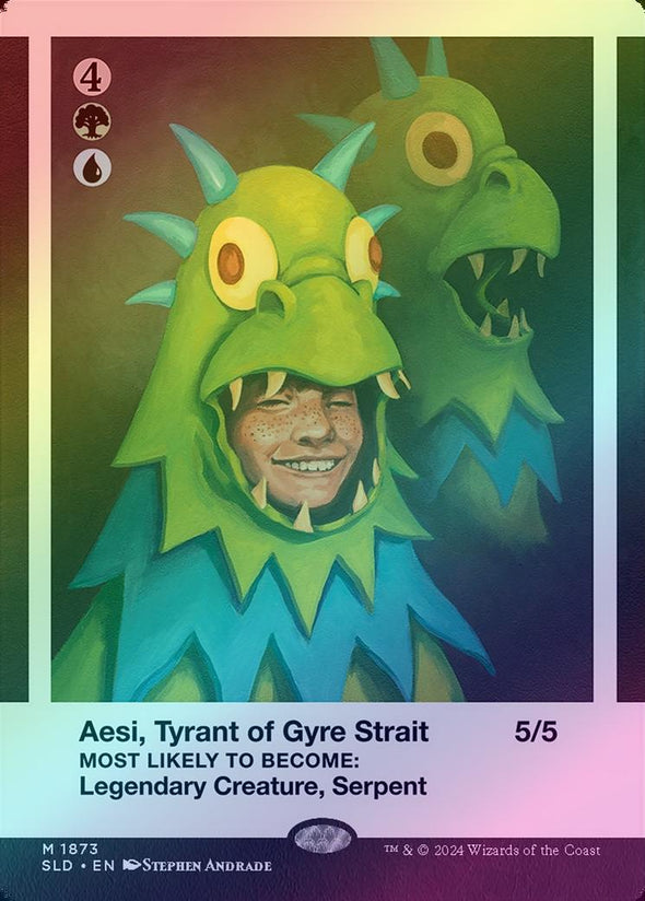 Aesi, Tyrant of Gyre Strait - Secret Lair High: Class of '87 (Rainbow Foil) (SLD)