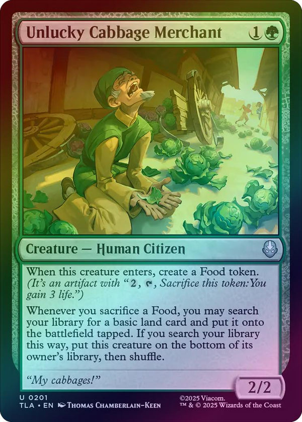 Unlucky Cabbage Merchant (Foil) (TLA)