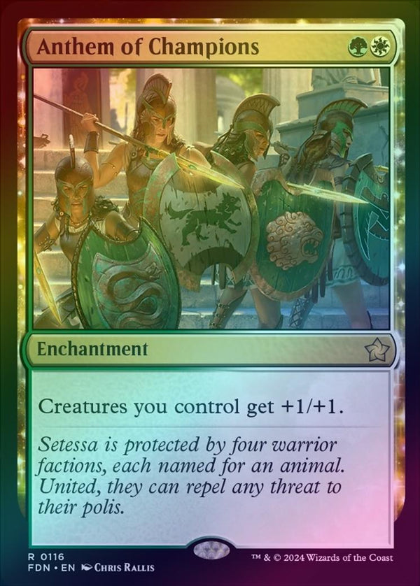 Anthem of Champions (Foil) (FDN)