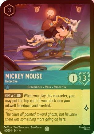Mickey Mouse (Detective) - 160/204 - Common (Foil)