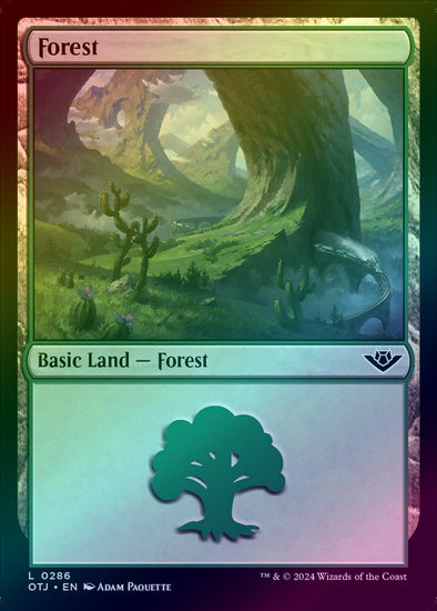 Forest (286) (Foil) (OTJ)