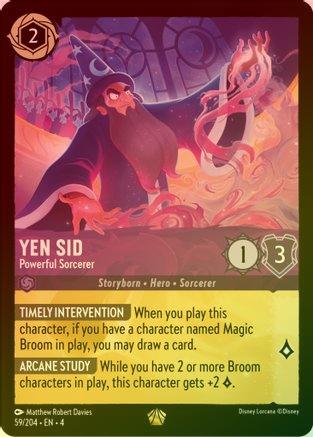 Yen Sid (Powerful Sorcerer) - 59/204 - Legendary (Foil)