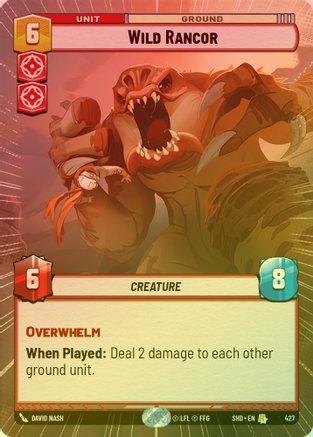 Wild Rancor (Hyperspace) - 427 - Rare (Foil)