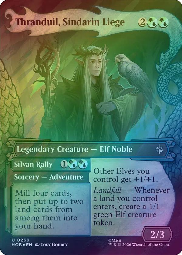 Thranduil, Sindarin Liege // Silvan Rally (Surge Foil) (HOB) (Pre-Order)