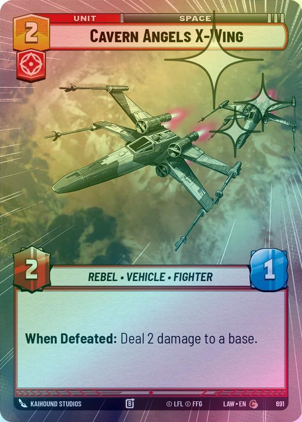 Cavern Angels X-Wing (Hyperspace Foil) - 691 - Common (Foil)