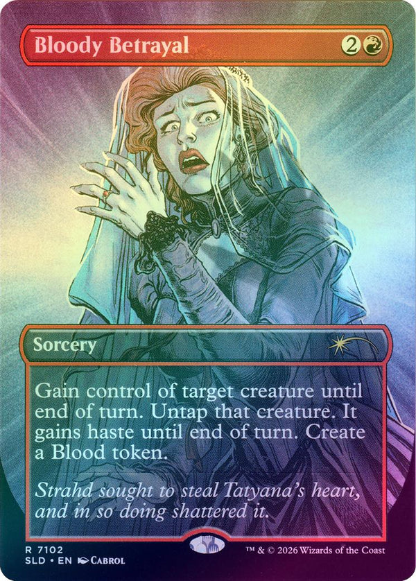 Bloody Betrayal - D&D Bonus Card (Foil) (SLD)