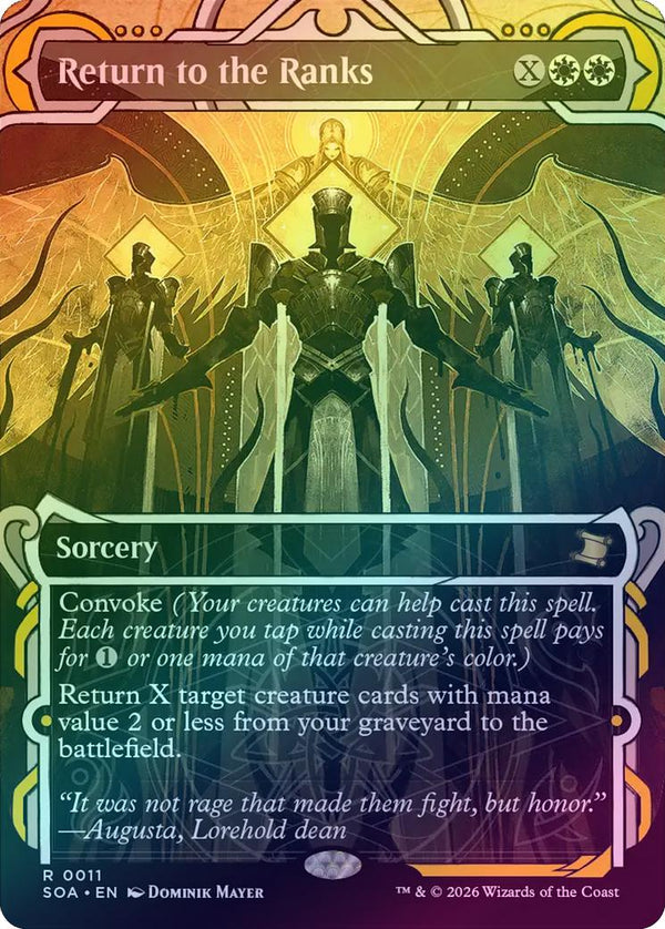 Return to the Ranks (Foil) (SOA)