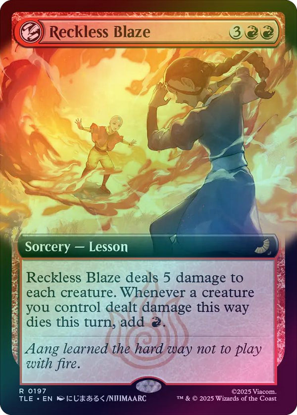 Reckless Blaze - Extended Art (Foil) (TLE)