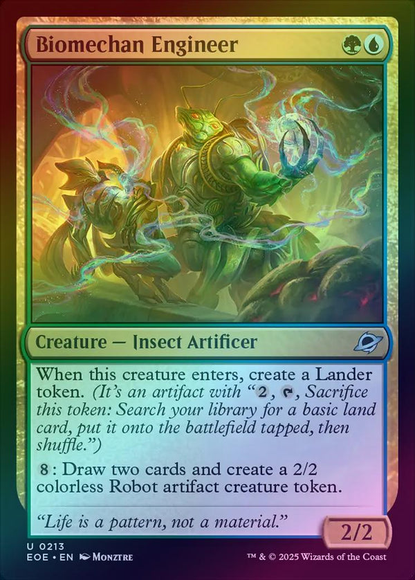 Biomechan Engineer (Foil) (EOE)