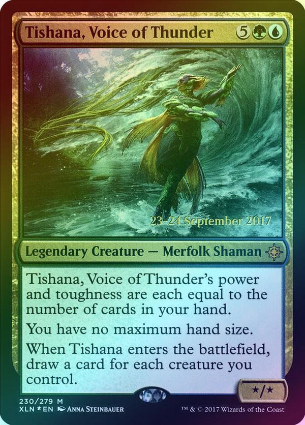 Tishana, Voice of Thunder - Prerelease Promo (Foil) (PXLN)