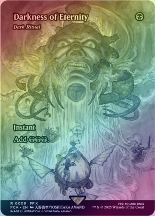 Darkness of Eternity // Dark Ritual - Borderless (Foil) (FCA)