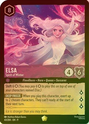 Elsa (Spirit of Winter) (Fabled Reprint) - 43/204 - Legendary (Foil)