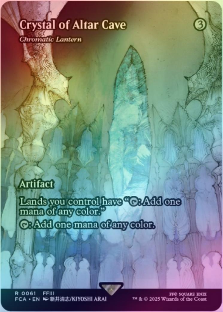 mtg final fantasy chromatic lantern 401 Games Canada - Crystal of Altar Cave // Chromatic Lantern
