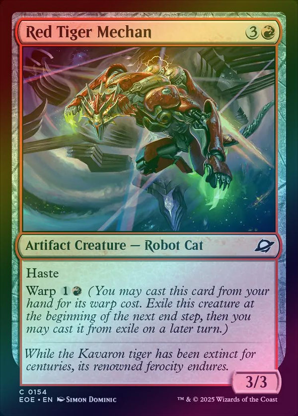 Red Tiger Mechan (Foil) (EOE)