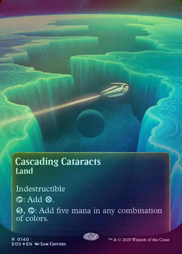 Cascading Cataracts - Borderless Poster (Galaxy Foil) (EOS)