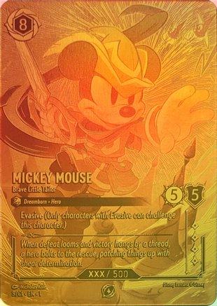 Mickey Mouse (Brave Little Tailor) (Serial Numbered) - 5/C1 - Gold Promo (Foil)