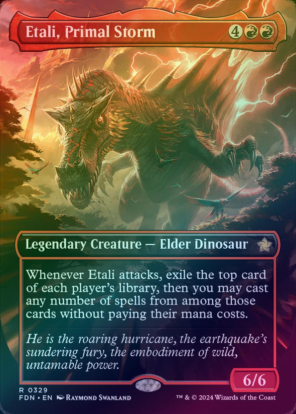 Etali, Primal Storm - Borderless (Foil) (FDN)