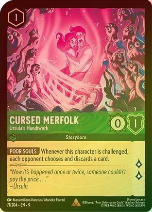Cursed Merfolk (Ursula's Handiwork) (Fabled Reprint) - 71/204 - Rare (Foil)